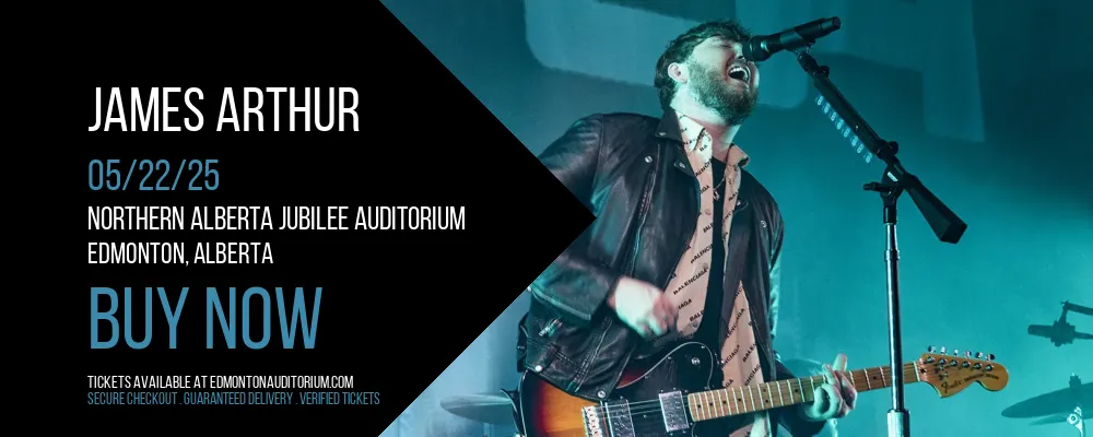 James Arthur at Northern Alberta Jubilee Auditorium