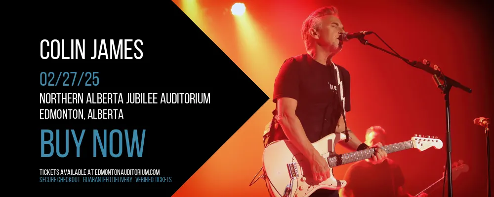 Colin James at Northern Alberta Jubilee Auditorium